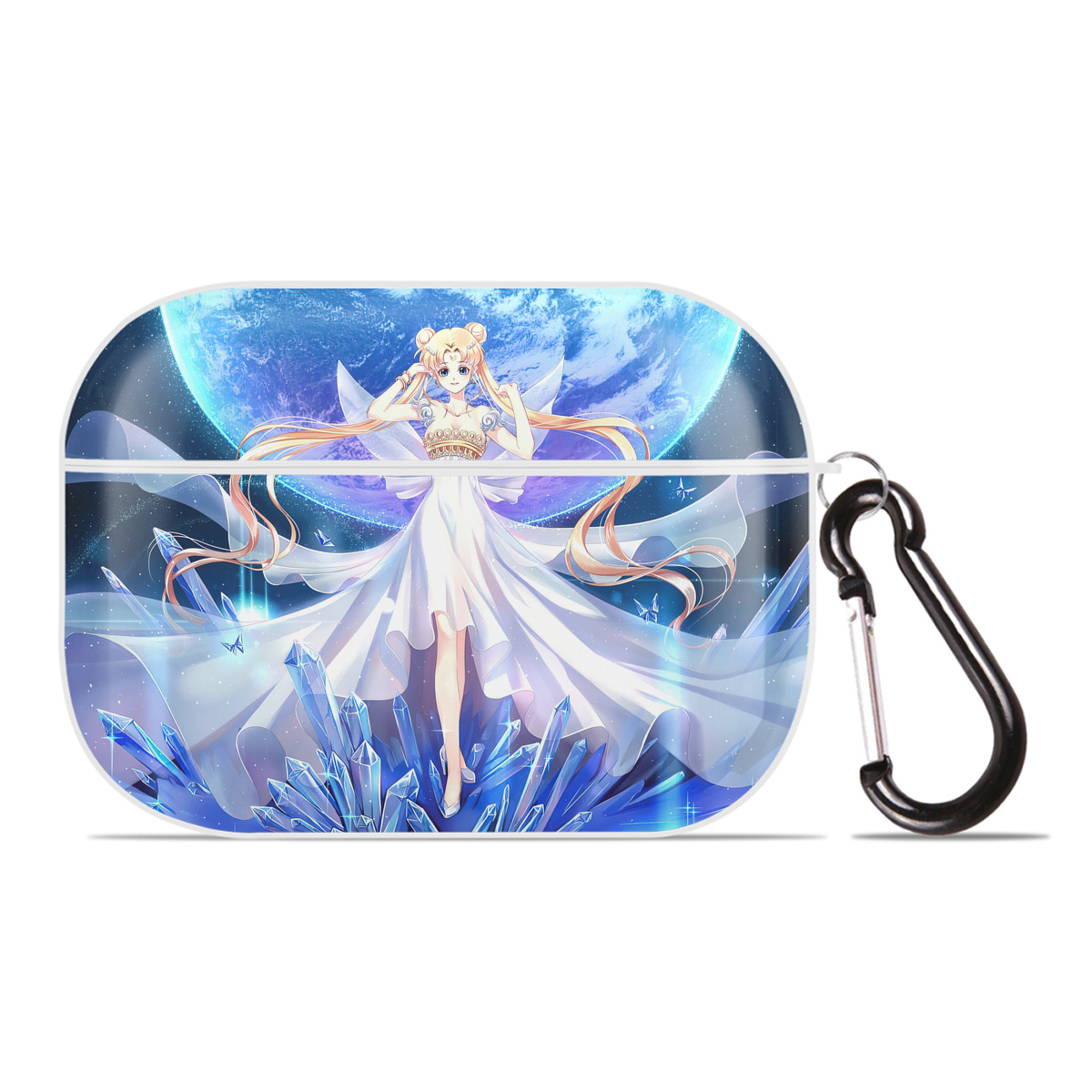 （画像用） 美少女戦士セーラームーン Sailor Moon 【AirPods Pro用】ハードシェル保護ケース 耐衝撃・防指紋・カラビナ付き商品仕様