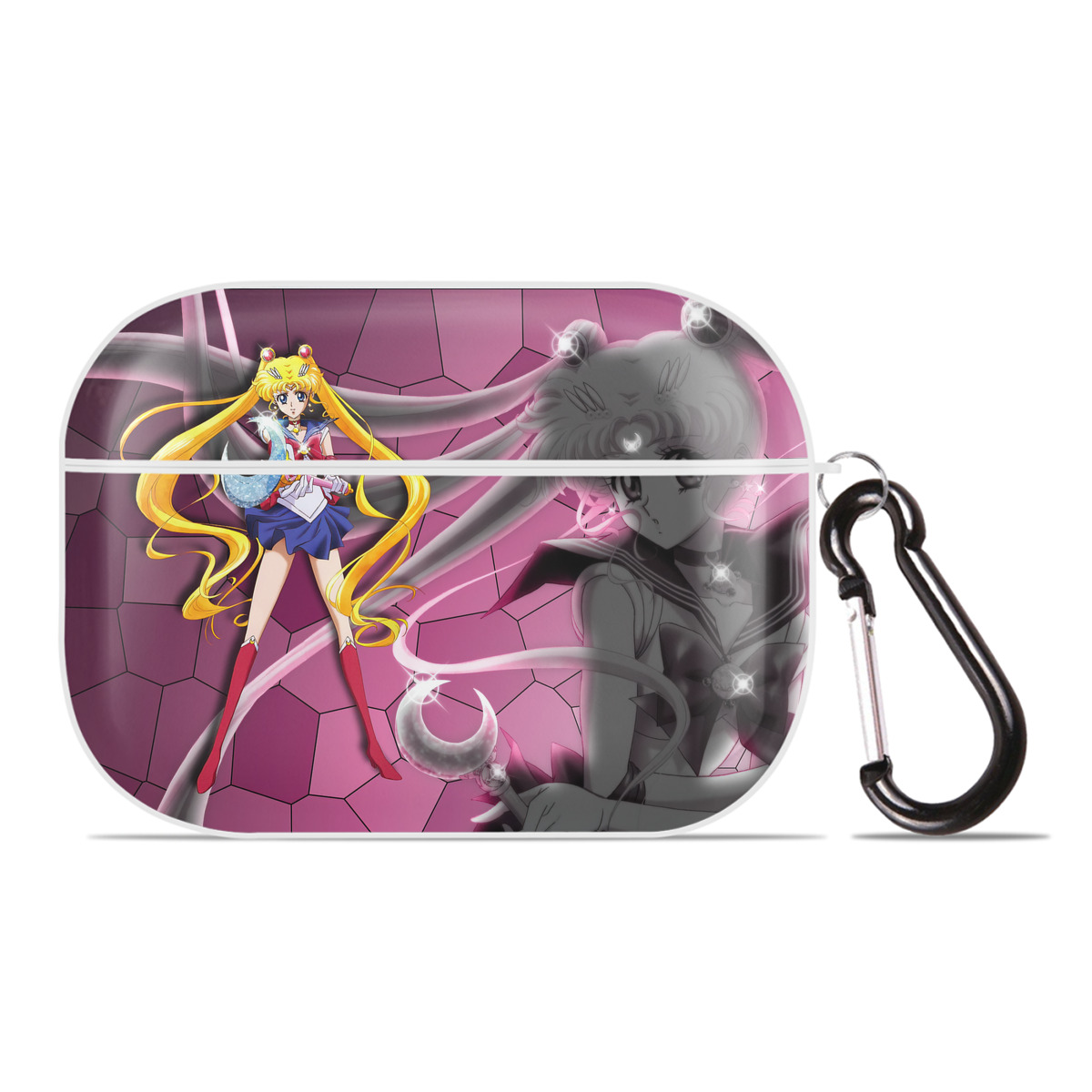 （画像用） 美少女戦士セーラームーン Sailor Moon 【AirPods Pro用】ハードシェル保護ケース 耐衝撃・防指紋・カラビナ付き商品仕様