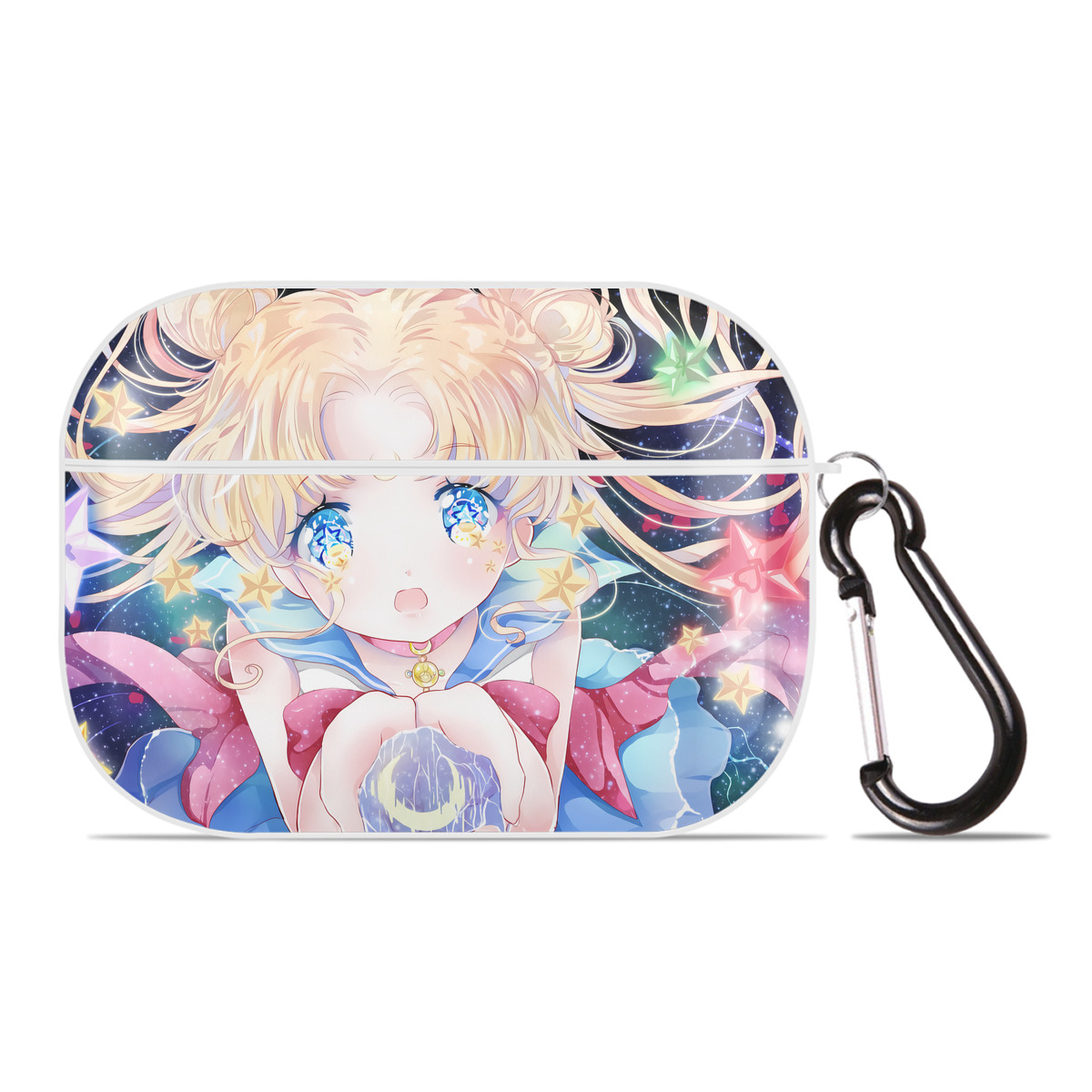 （画像用） 美少女戦士セーラームーン Sailor Moon 【AirPods Pro用】ハードシェル保護ケース 耐衝撃・防指紋・カラビナ付き商品仕様