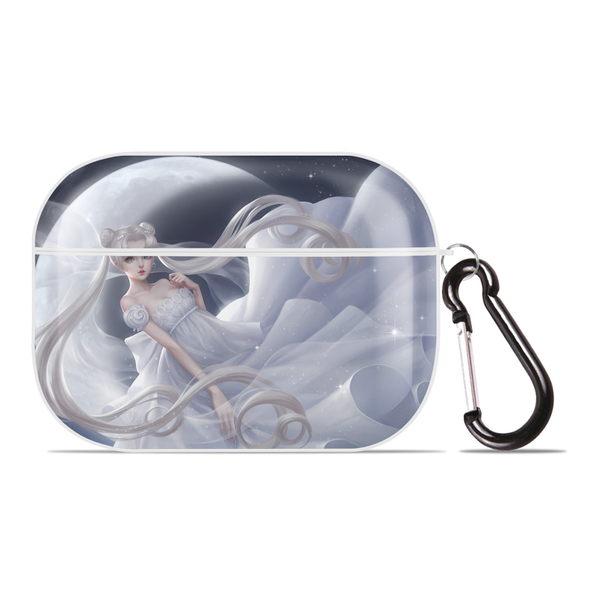 （画像用） 美少女戦士セーラームーン Sailor Moon 【AirPods Pro用】ハードシェル保護ケース 耐衝撃・防指紋・カラビナ付き商品仕様
