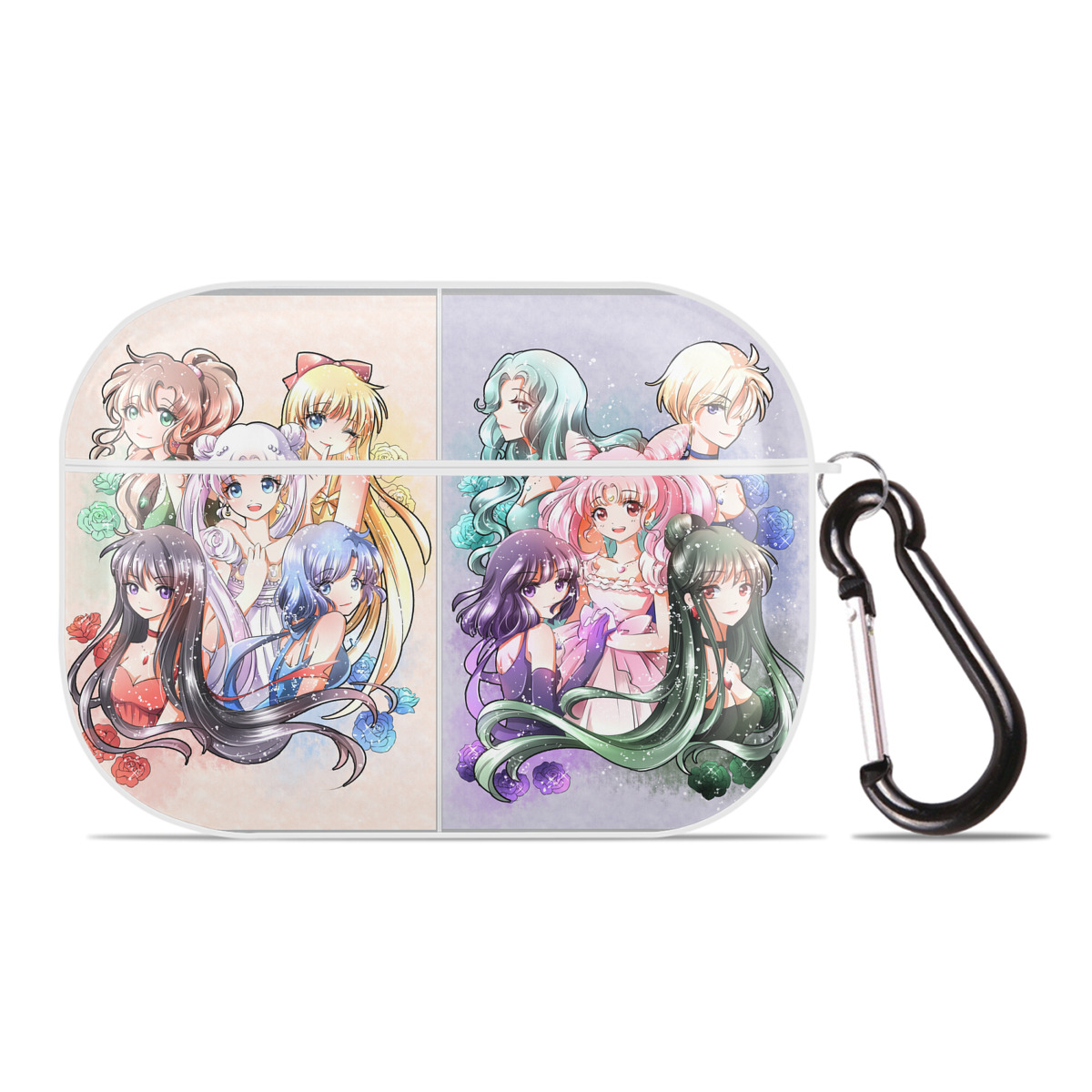 （画像用） 美少女戦士セーラームーン Sailor Moon 【AirPods Pro用】ハードシェル保護ケース 耐衝撃・防指紋・カラビナ付き商品仕様