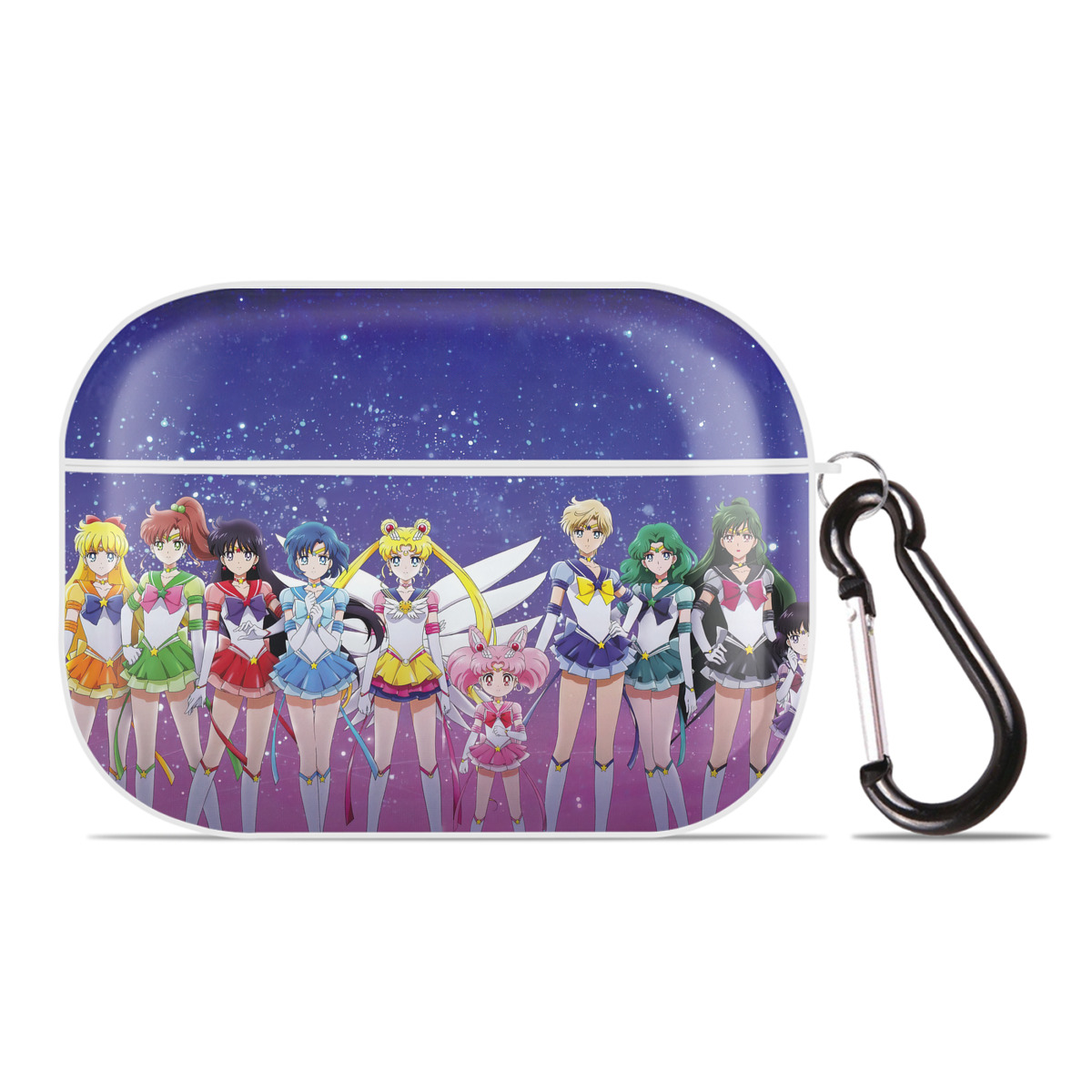 （画像用） 美少女戦士セーラームーン Sailor Moon 【AirPods Pro用】ハードシェル保護ケース 耐衝撃・防指紋・カラビナ付き商品仕様