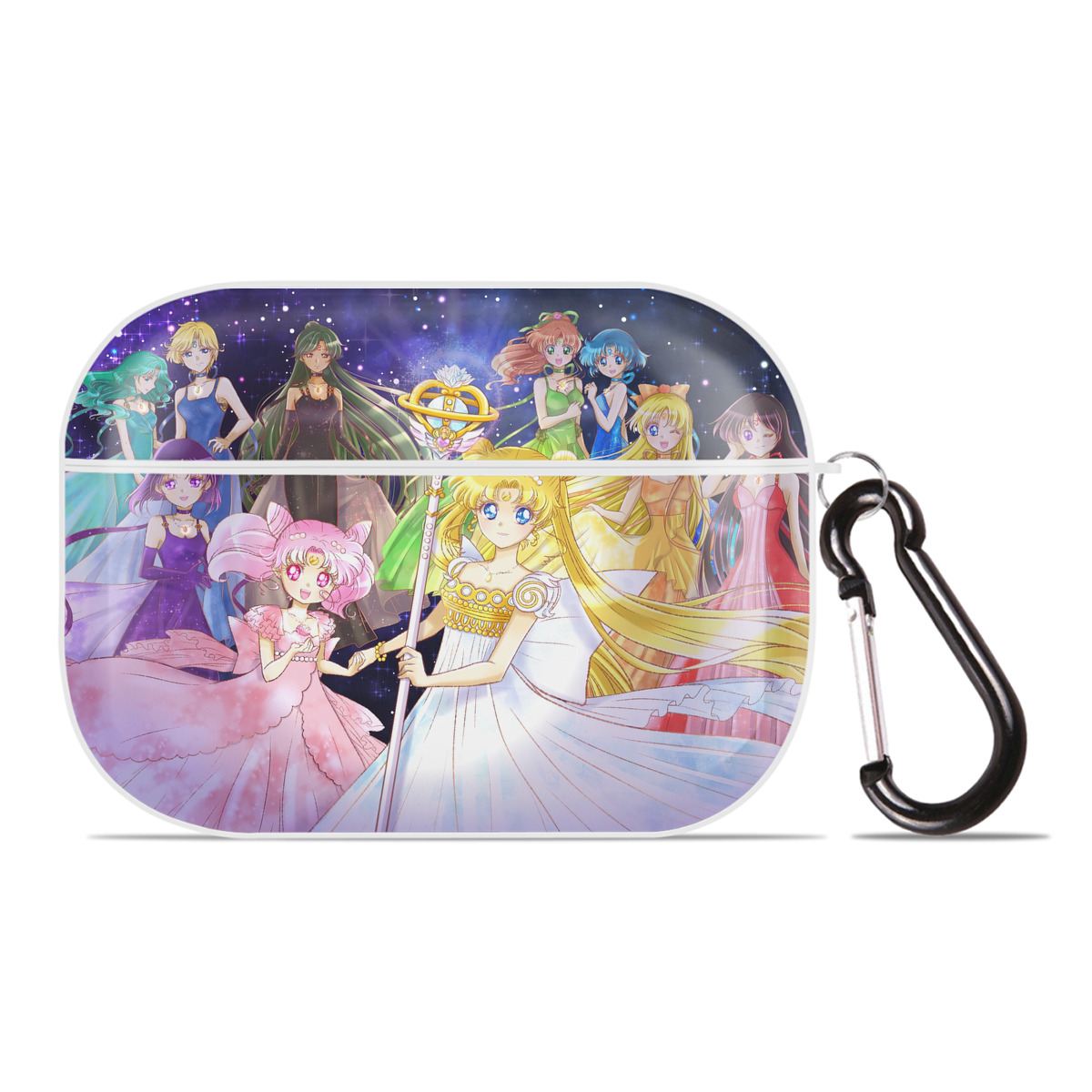 （画像用） 美少女戦士セーラームーン Sailor Moon 【AirPods Pro用】ハードシェル保護ケース 耐衝撃・防指紋・カラビナ付き商品仕様