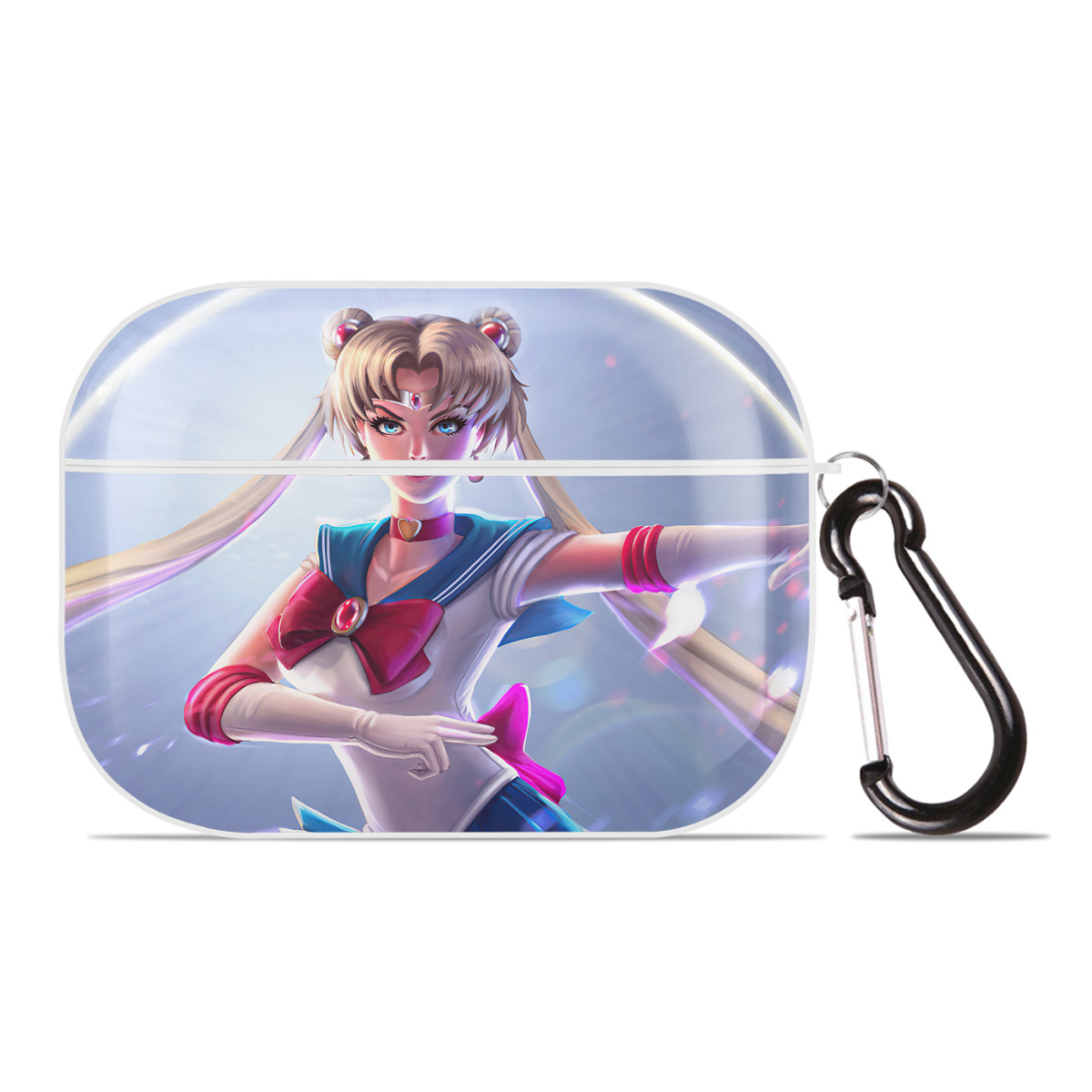 （画像用） 美少女戦士セーラームーン Sailor Moon 【AirPods Pro用】ハードシェル保護ケース 耐衝撃・防指紋・カラビナ付き商品仕様