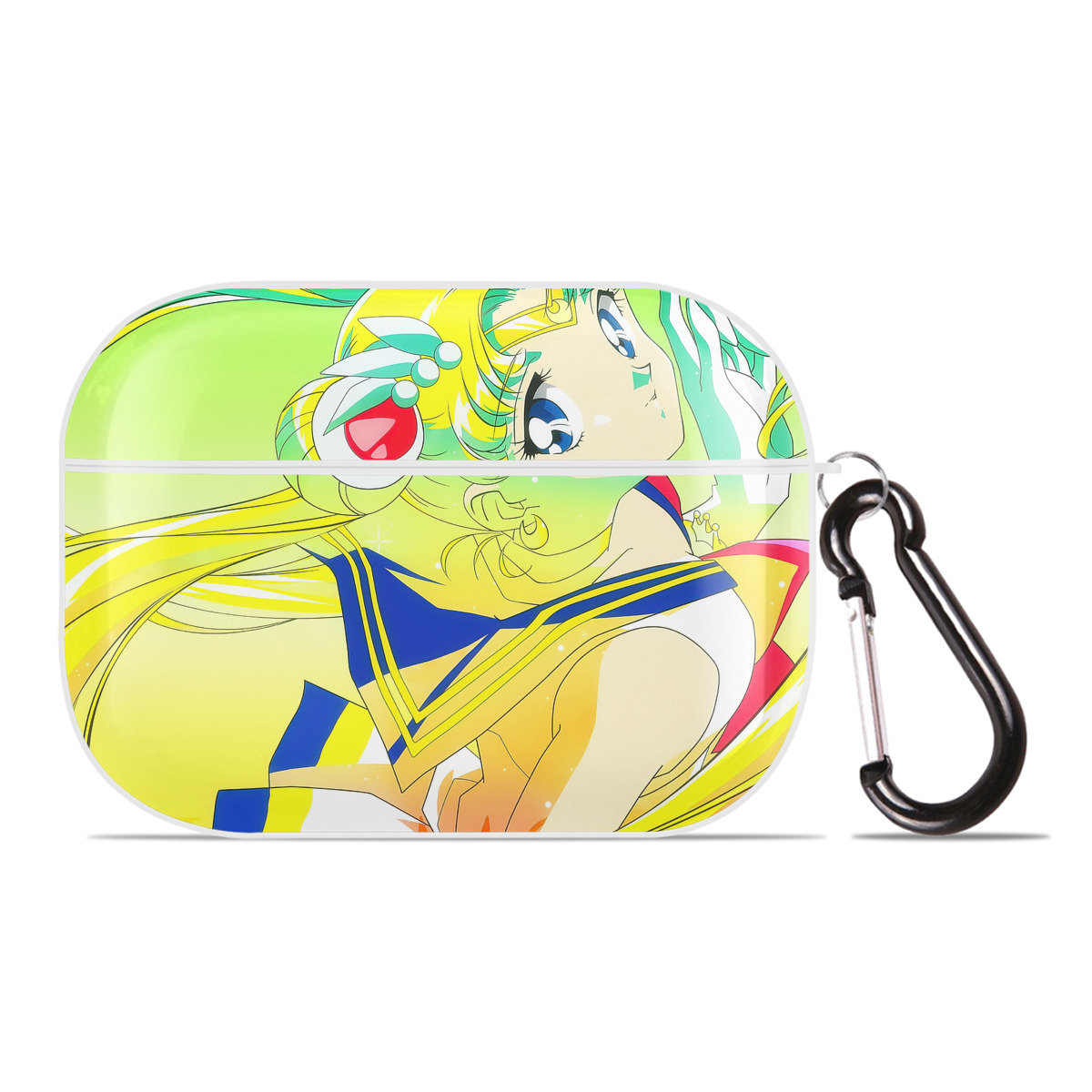 （画像用） 美少女戦士セーラームーン Sailor Moon 【AirPods Pro用】ハードシェル保護ケース 耐衝撃・防指紋・カラビナ付き商品仕様