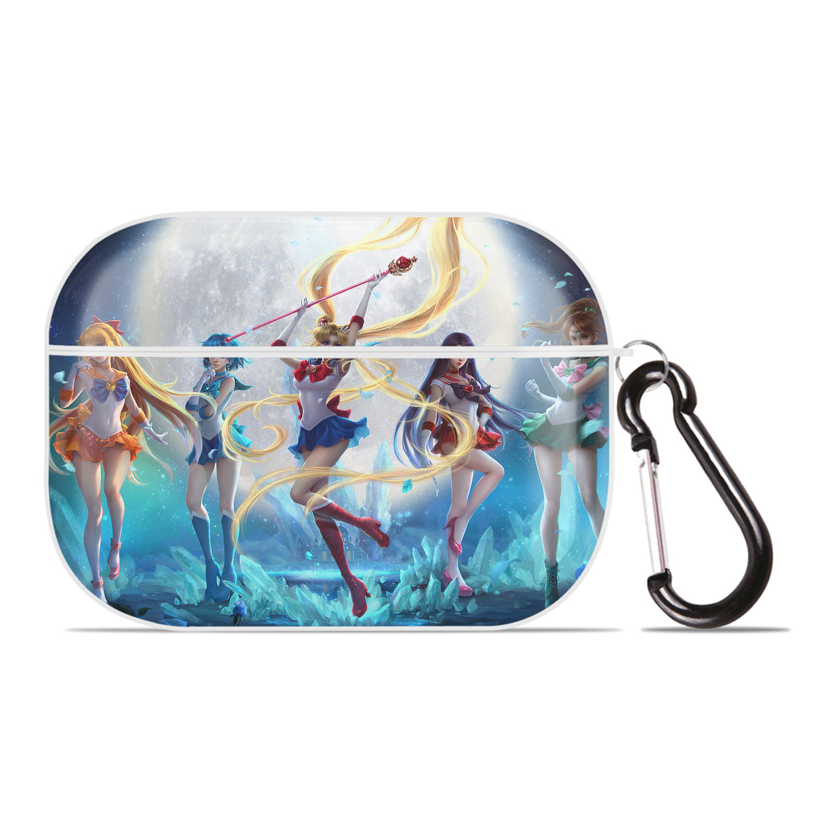 （画像用） 美少女戦士セーラームーン Sailor Moon 【AirPods Pro用】ハードシェル保護ケース 耐衝撃・防指紋・カラビナ付き商品仕様
