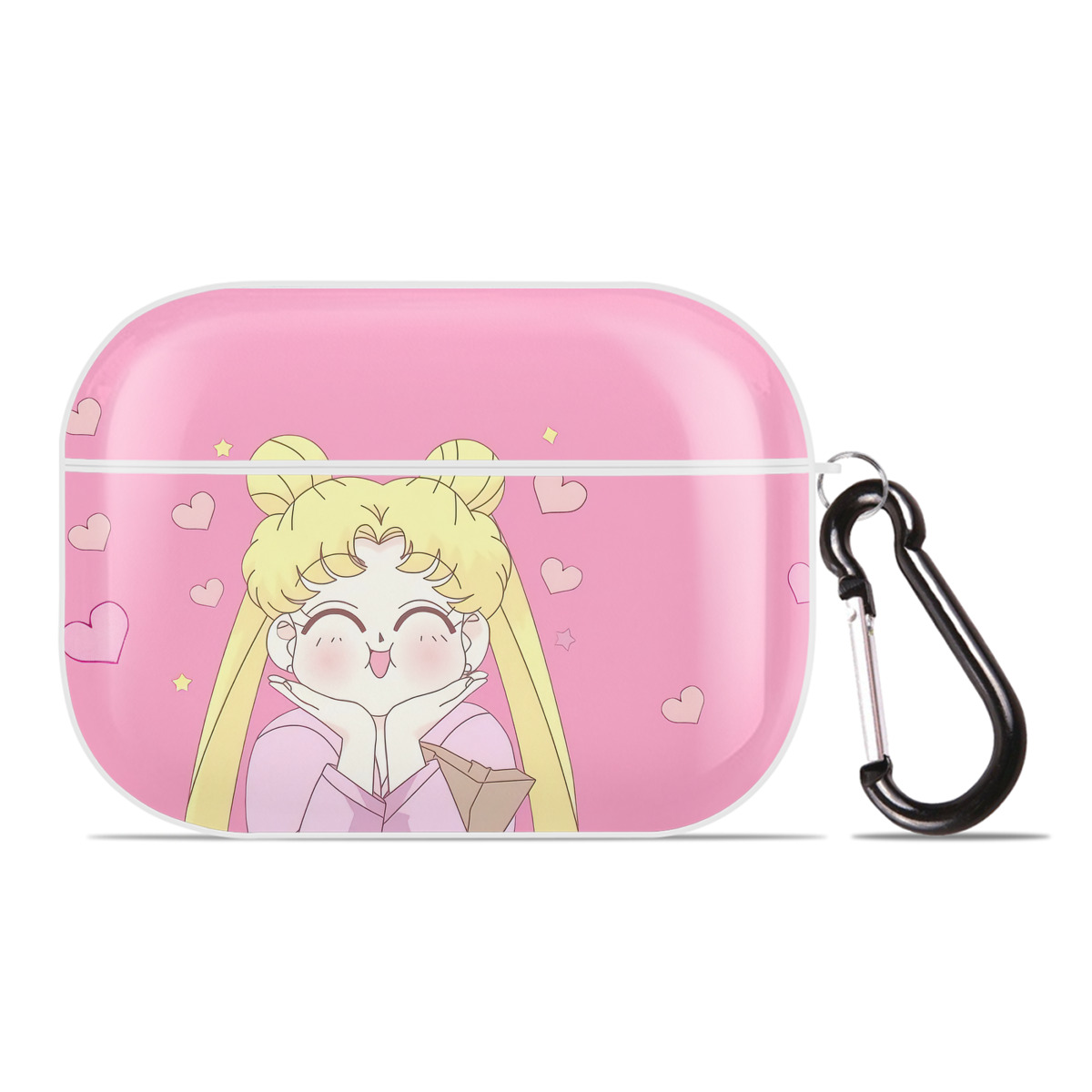 （画像用） 美少女戦士セーラームーン Sailor Moon 【AirPods Pro用】ハードシェル保護ケース 耐衝撃・防指紋・カラビナ付き商品仕様