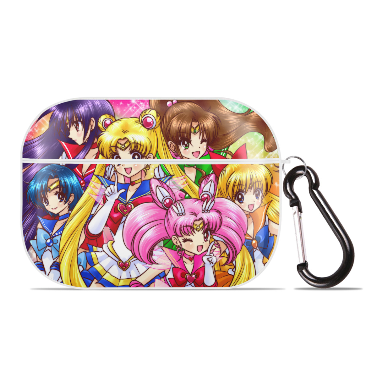 （画像用） 美少女戦士セーラームーン Sailor Moon 【AirPods Pro用】ハードシェル保護ケース 耐衝撃・防指紋・カラビナ付き商品仕様