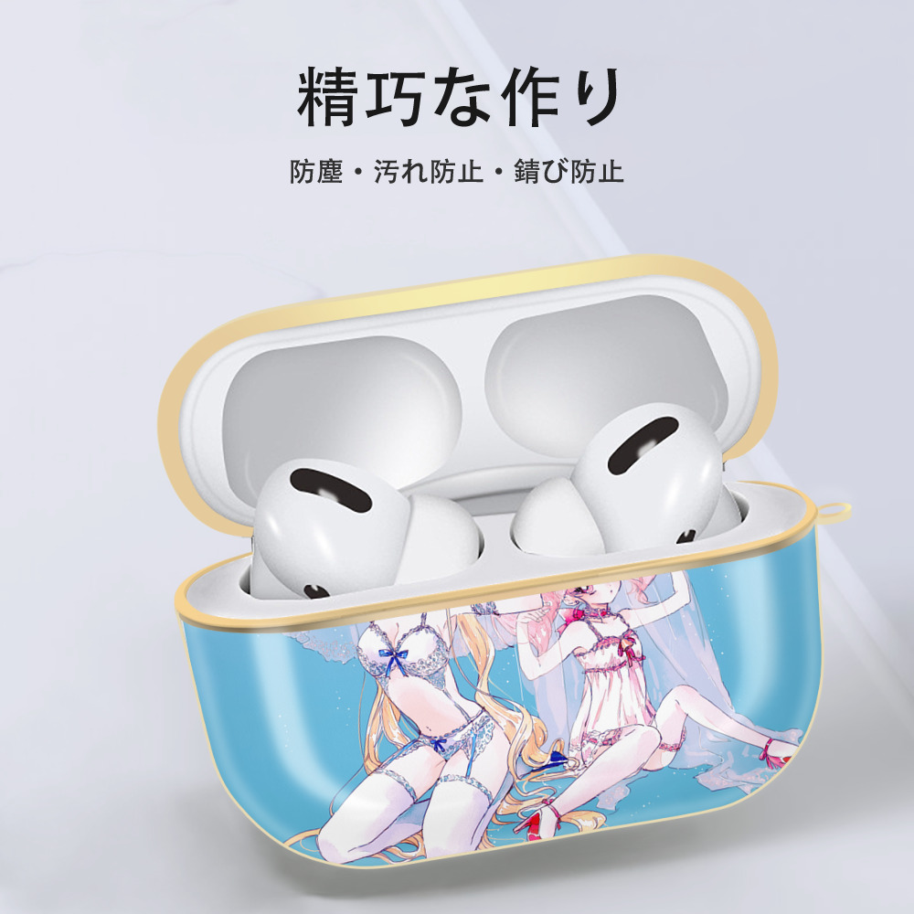 美少女戦士セーラームーン Sailor Moon 【AirPods Pro用】ハードシェル保護ケース｜耐衝撃・防指紋・カラビナ付き商品仕様