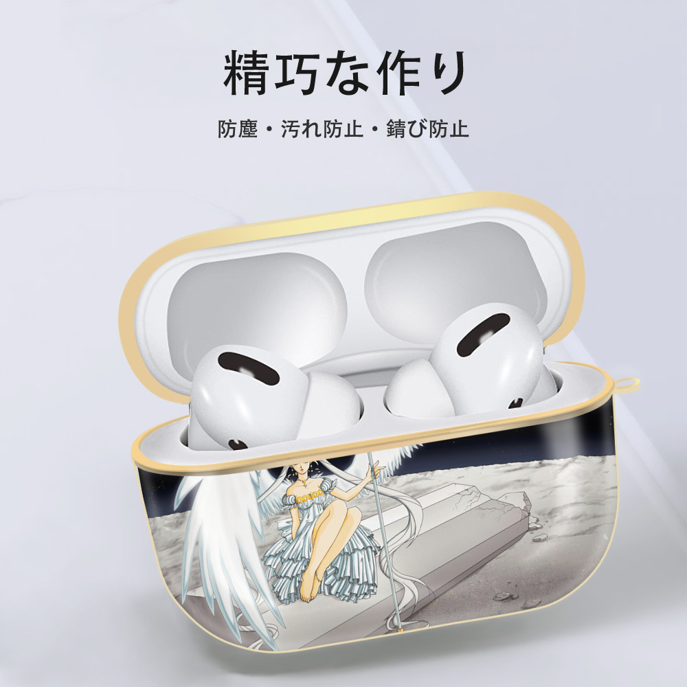 美少女戦士セーラームーン Sailor Moon 【AirPods Pro用】ハードシェル保護ケース｜耐衝撃・防指紋・カラビナ付き商品仕様