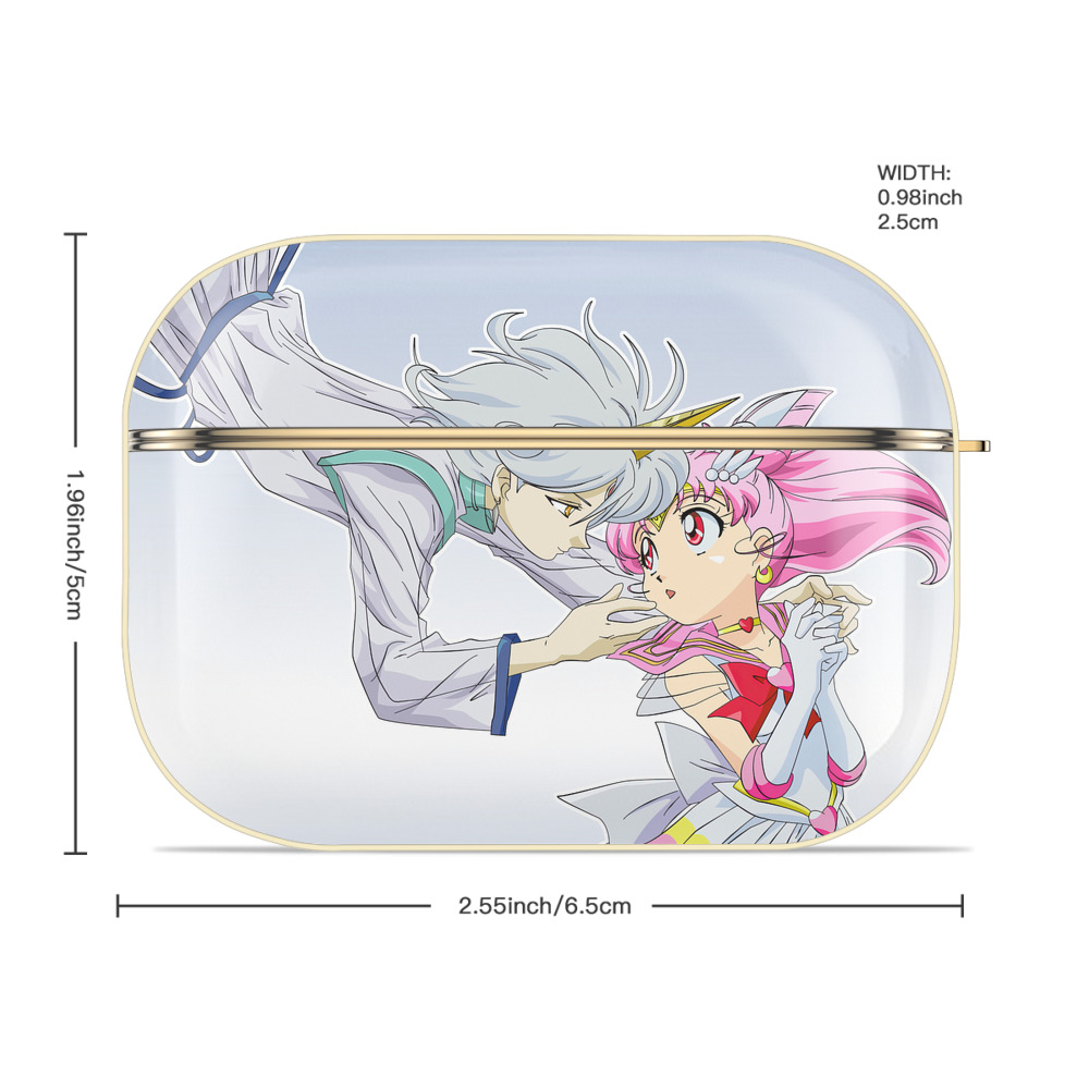 美少女戦士セーラームーン Sailor Moon 【AirPods Pro用】ハードシェル保護ケース｜耐衝撃・防指紋・カラビナ付き商品仕様