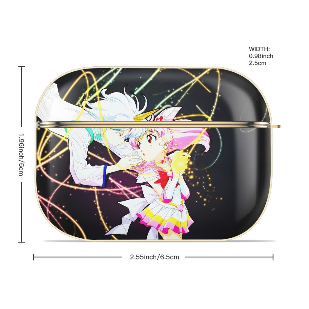 美少女戦士セーラームーン Sailor Moon 【AirPods Pro用】ハードシェル保護ケース｜耐衝撃・防指紋・カラビナ付き商品仕様