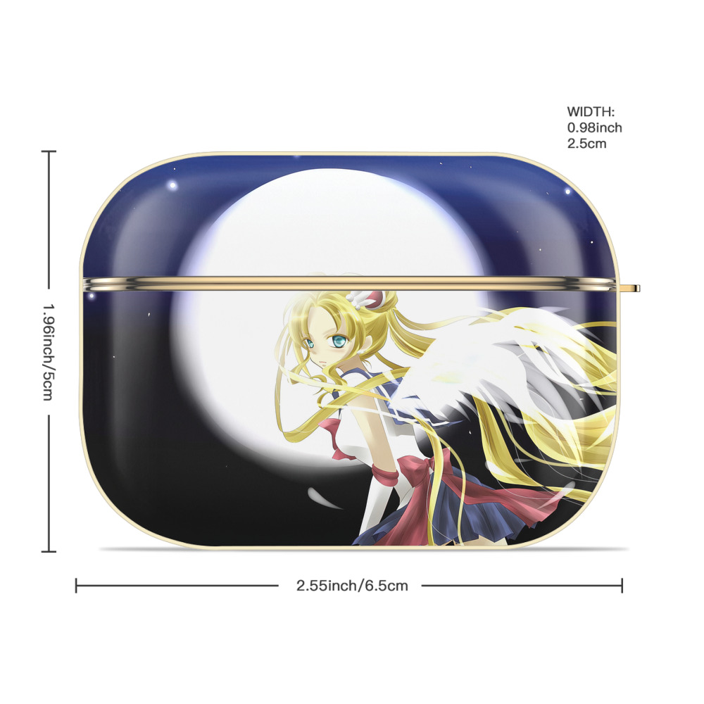 美少女戦士セーラームーン Sailor Moon 【AirPods Pro用】ハードシェル保護ケース｜耐衝撃・防指紋・カラビナ付き商品仕様