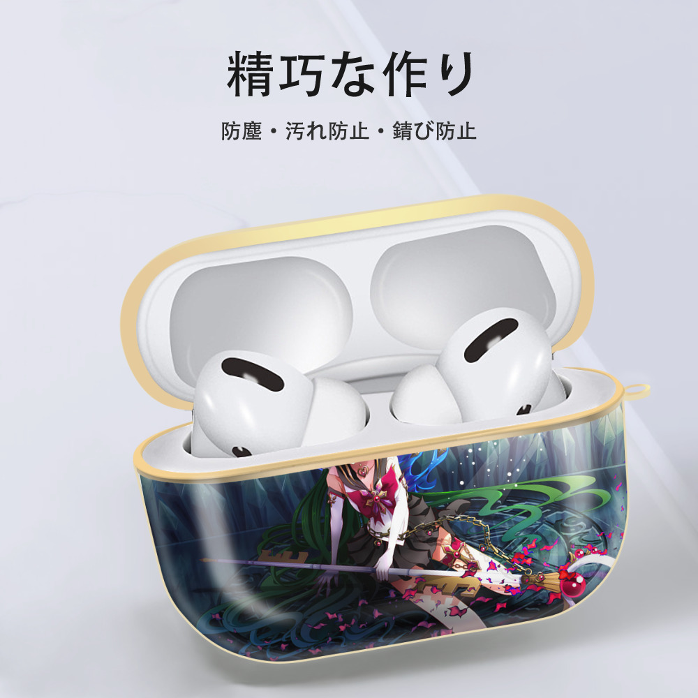 美少女戦士セーラームーン Sailor Moon 【AirPods Pro用】ハードシェル保護ケース｜耐衝撃・防指紋・カラビナ付き商品仕様