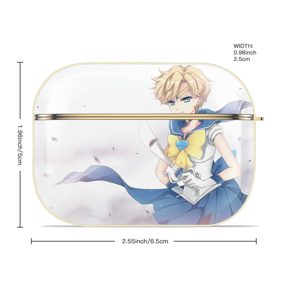 美少女戦士セーラームーン Sailor Moon 【AirPods Pro用】ハードシェル保護ケース｜耐衝撃・防指紋・カラビナ付き商品仕様