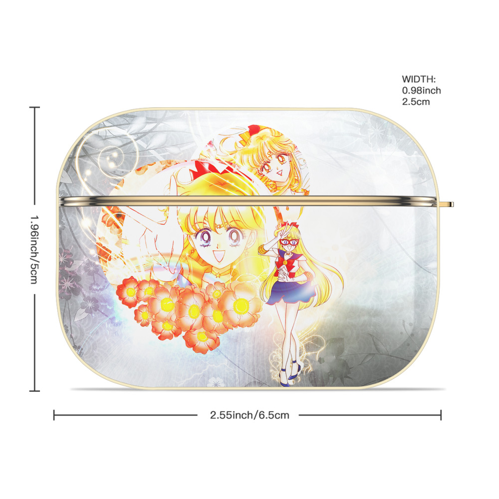 美少女戦士セーラームーン Sailor Moon 【AirPods Pro用】ハードシェル保護ケース｜耐衝撃・防指紋・カラビナ付き商品仕様