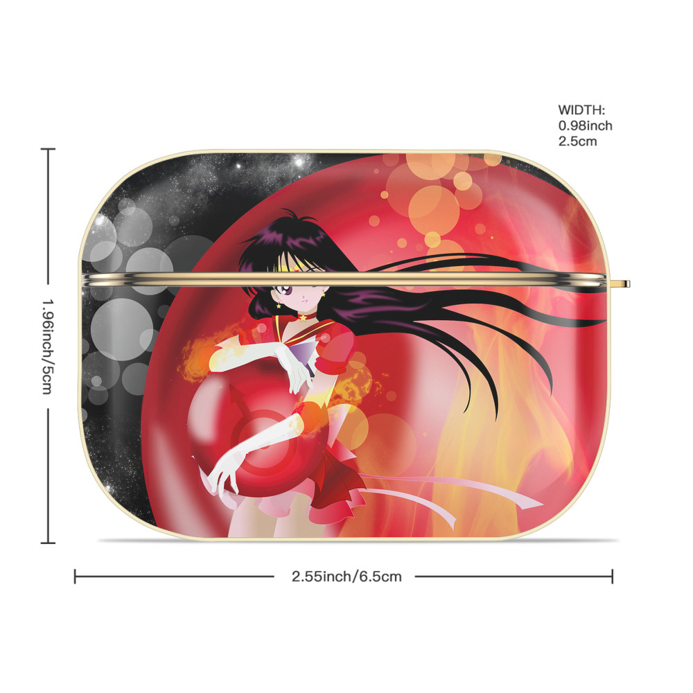 美少女戦士セーラームーン Sailor Moon 【AirPods Pro用】ハードシェル保護ケース｜耐衝撃・防指紋・カラビナ付き商品仕様