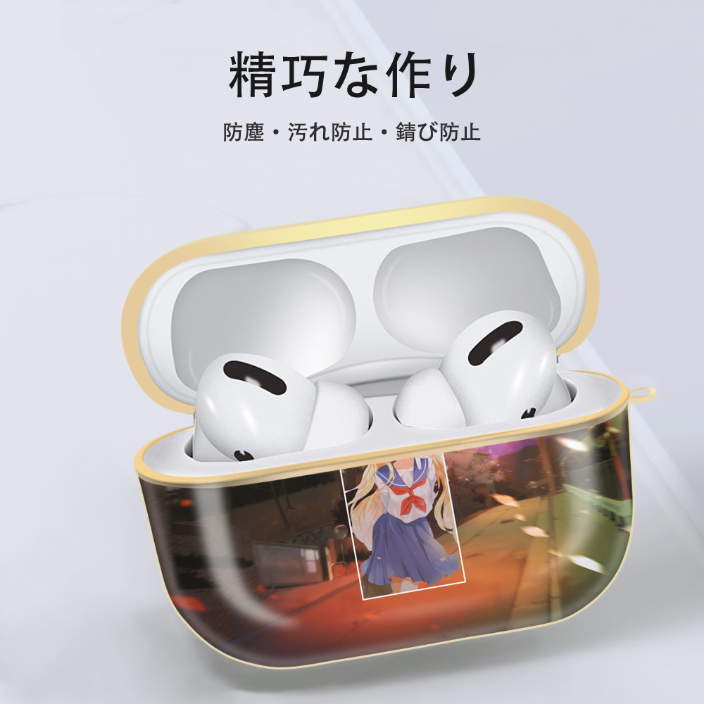 美少女戦士セーラームーン Sailor Moon 【AirPods Pro用】ハードシェル保護ケース｜耐衝撃・防指紋・カラビナ付き商品仕様