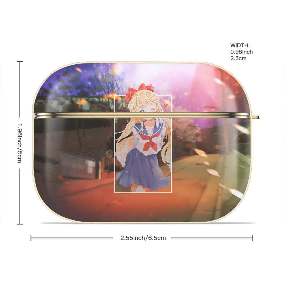 美少女戦士セーラームーン Sailor Moon 【AirPods Pro用】ハードシェル保護ケース｜耐衝撃・防指紋・カラビナ付き商品仕様