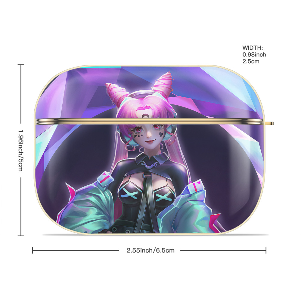 美少女戦士セーラームーン Sailor Moon 【AirPods Pro用】ハードシェル保護ケース｜耐衝撃・防指紋・カラビナ付き商品仕様