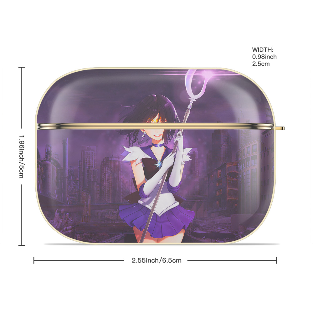 美少女戦士セーラームーン Sailor Moon 【AirPods Pro用】ハードシェル保護ケース｜耐衝撃・防指紋・カラビナ付き商品仕様