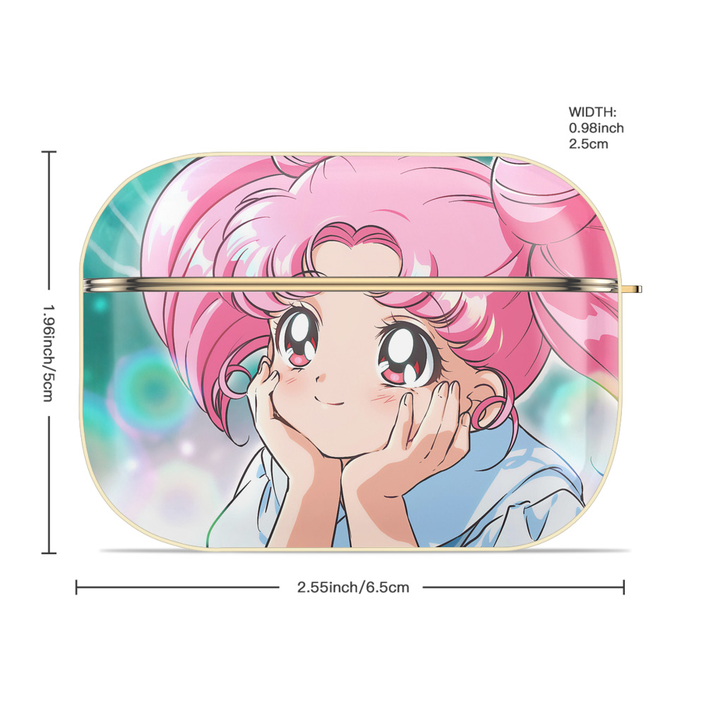 美少女戦士セーラームーン Sailor Moon 【AirPods Pro用】ハードシェル保護ケース｜耐衝撃・防指紋・カラビナ付き商品仕様