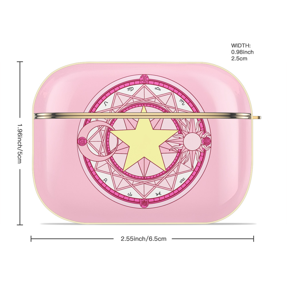 美少女戦士セーラームーン Sailor Moon 【AirPods Pro用】ハードシェル保護ケース｜耐衝撃・防指紋・カラビナ付き商品仕様