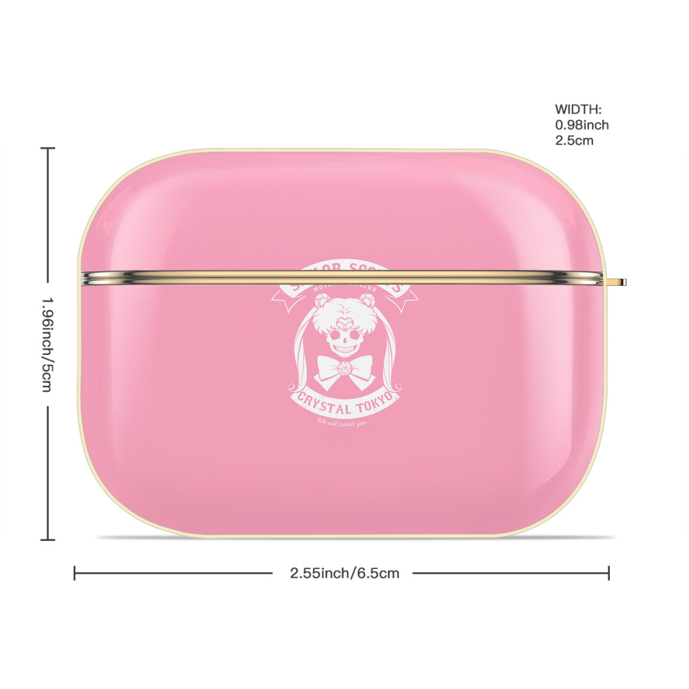美少女戦士セーラームーン Sailor Moon 【AirPods Pro用】ハードシェル保護ケース｜耐衝撃・防指紋・カラビナ付き商品仕様