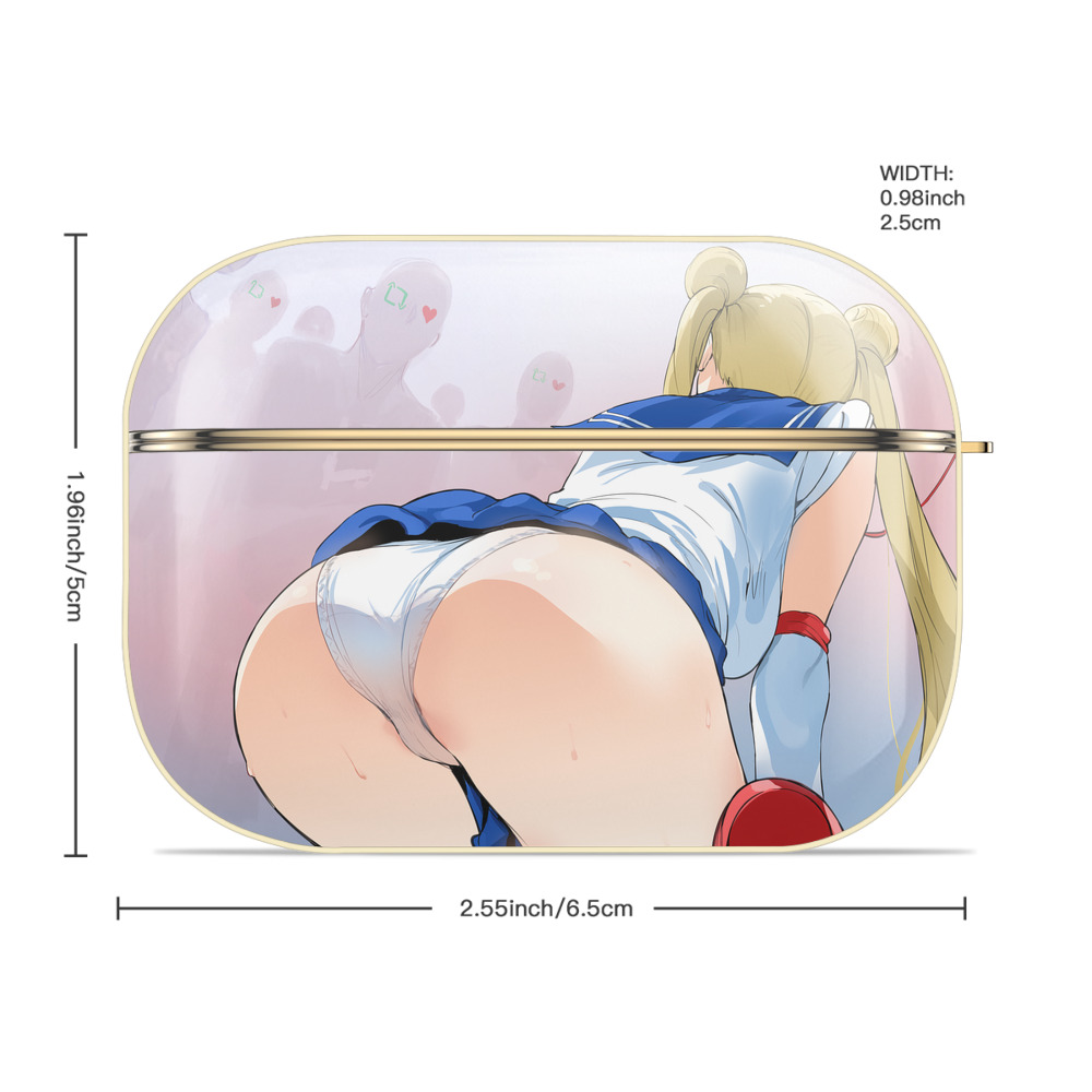 美少女戦士セーラームーン Sailor Moon 【AirPods Pro用】ハードシェル保護ケース｜耐衝撃・防指紋・カラビナ付き商品仕様