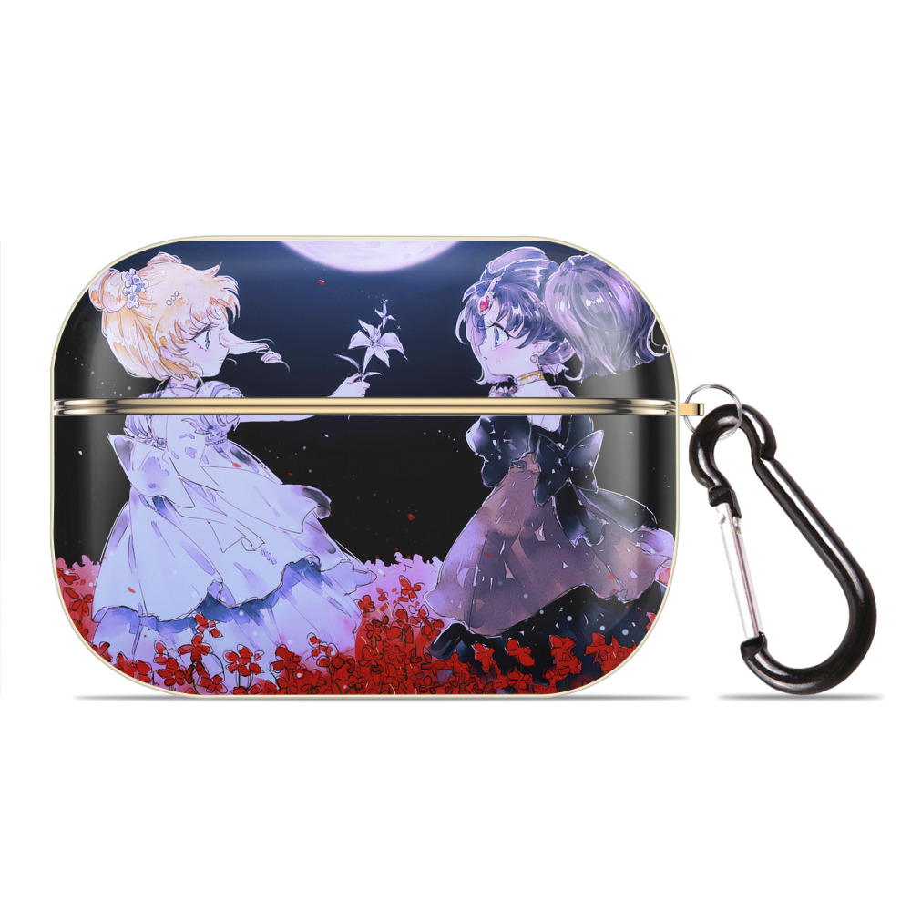 （画像用） 美少女戦士セーラームーン Sailor Moon 【AirPods Pro用】ハードシェル保護ケース｜耐衝撃・防指紋・カラビナ付き商品仕様