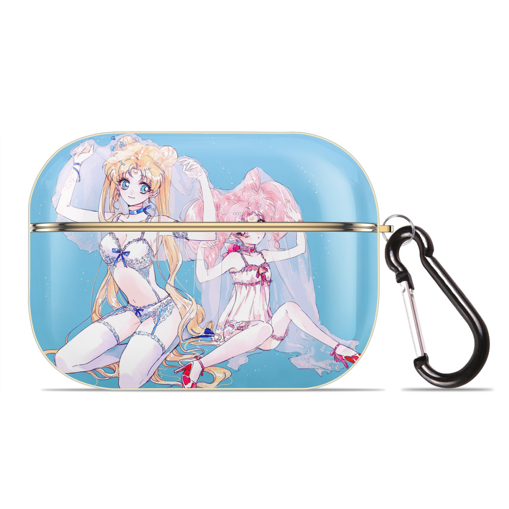 （画像用） 美少女戦士セーラームーン Sailor Moon 【AirPods Pro用】ハードシェル保護ケース｜耐衝撃・防指紋・カラビナ付き商品仕様
