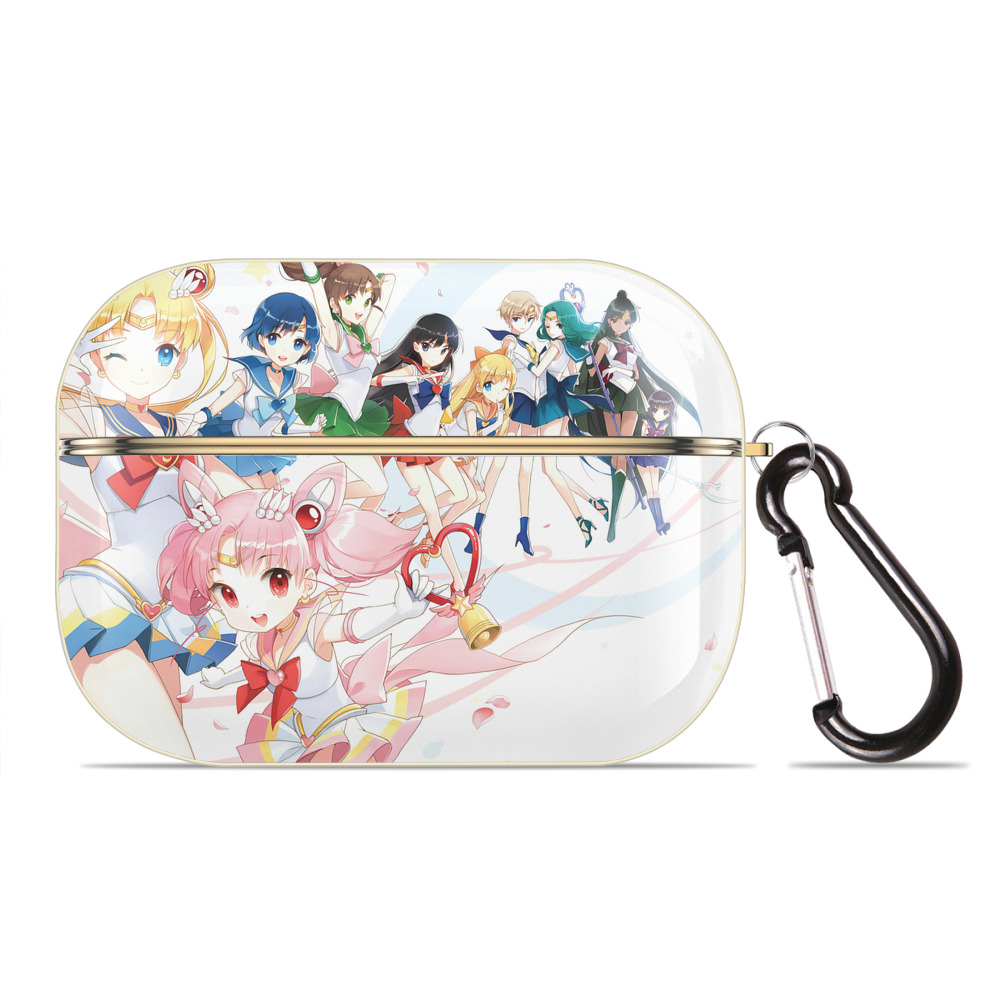 （画像用） 美少女戦士セーラームーン Sailor Moon 【AirPods Pro用】ハードシェル保護ケース｜耐衝撃・防指紋・カラビナ付き商品仕様