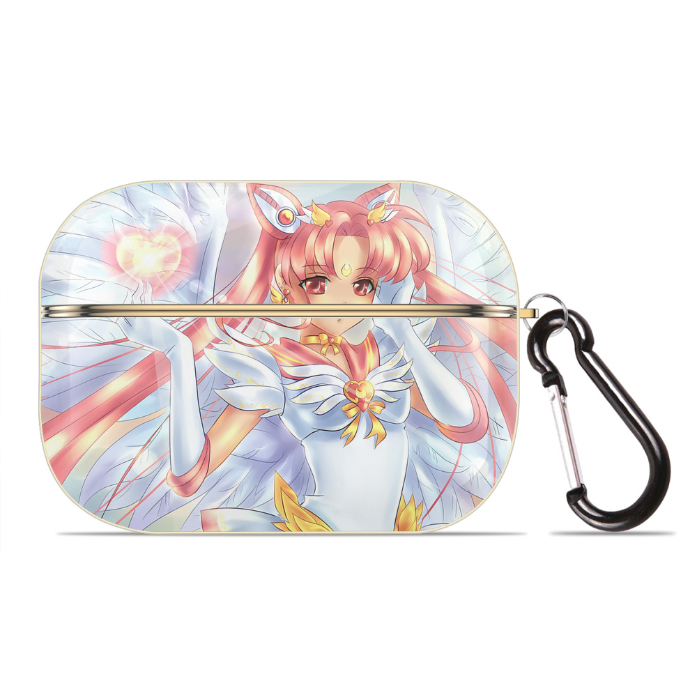 （画像用） 美少女戦士セーラームーン Sailor Moon 【AirPods Pro用】ハードシェル保護ケース｜耐衝撃・防指紋・カラビナ付き商品仕様