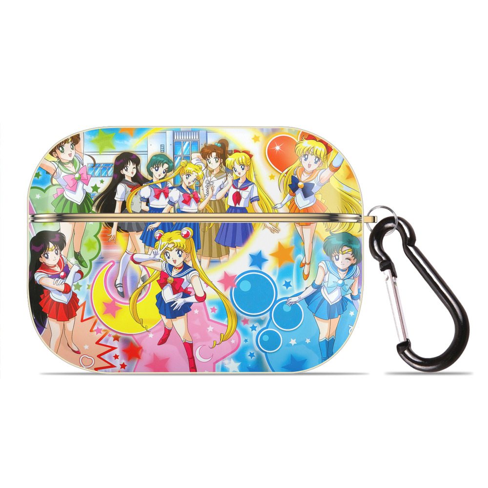 （画像用） 美少女戦士セーラームーン Sailor Moon 【AirPods Pro用】ハードシェル保護ケース｜耐衝撃・防指紋・カラビナ付き商品仕様