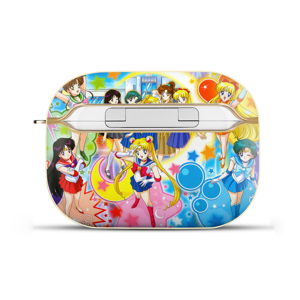 （画像用） 美少女戦士セーラームーン Sailor Moon 【AirPods Pro用】ハードシェル保護ケース｜耐衝撃・防指紋・カラビナ付き商品仕様