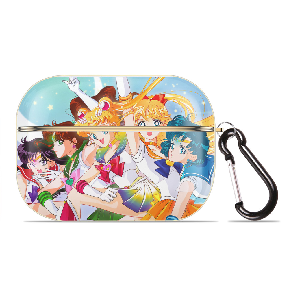 （画像用） 美少女戦士セーラームーン Sailor Moon 【AirPods Pro用】ハードシェル保護ケース｜耐衝撃・防指紋・カラビナ付き商品仕様