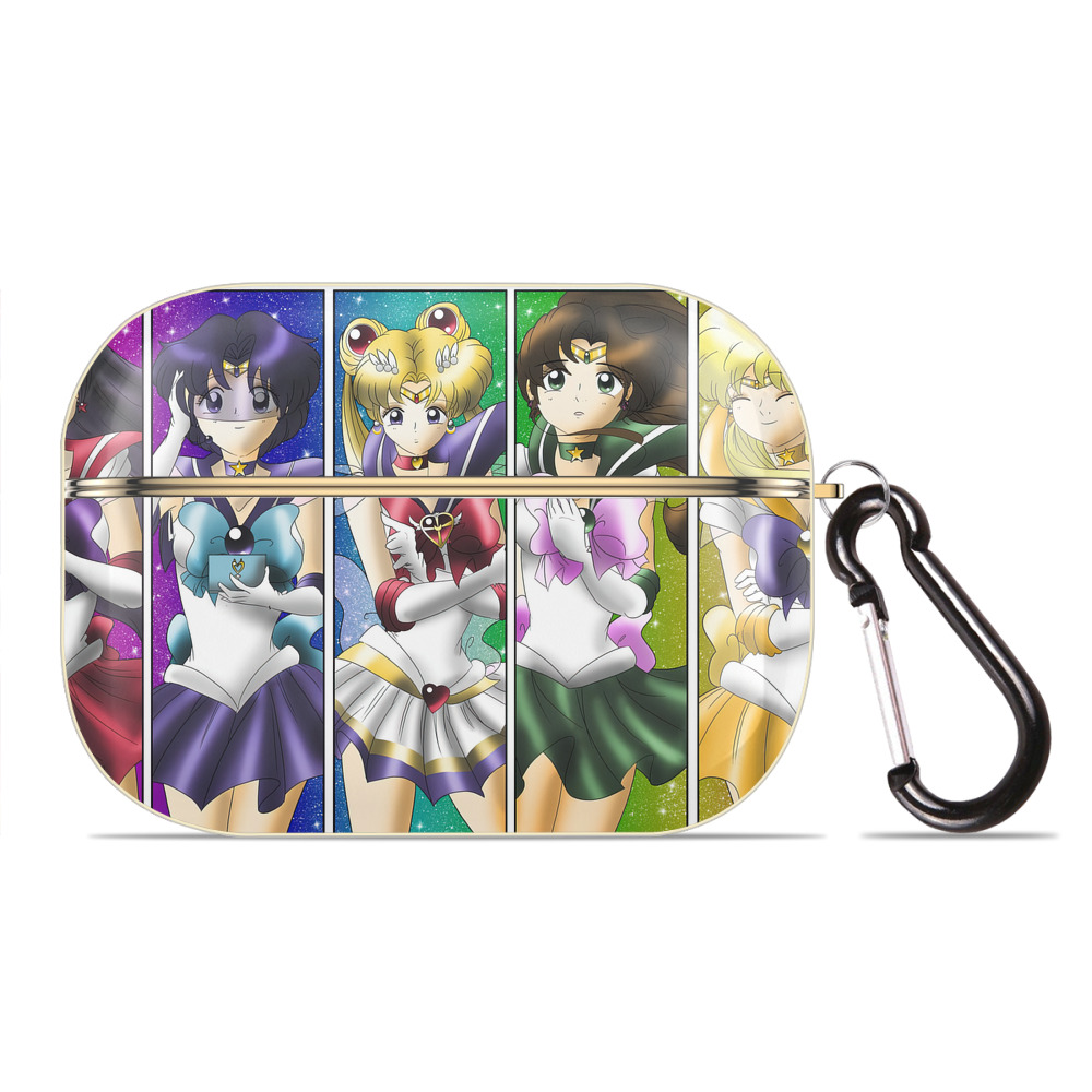 （画像用） 美少女戦士セーラームーン Sailor Moon 【AirPods Pro用】ハードシェル保護ケース｜耐衝撃・防指紋・カラビナ付き商品仕様