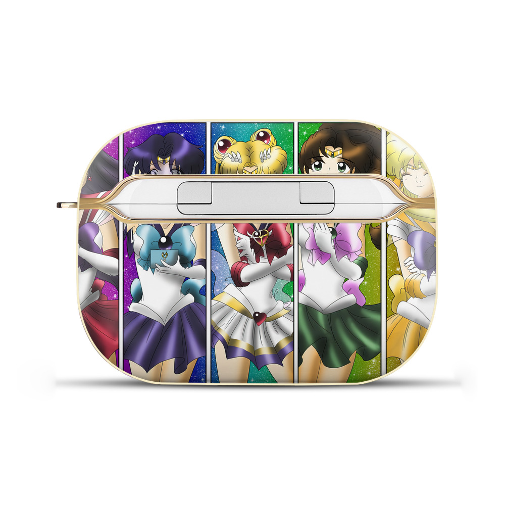 （画像用） 美少女戦士セーラームーン Sailor Moon 【AirPods Pro用】ハードシェル保護ケース｜耐衝撃・防指紋・カラビナ付き商品仕様