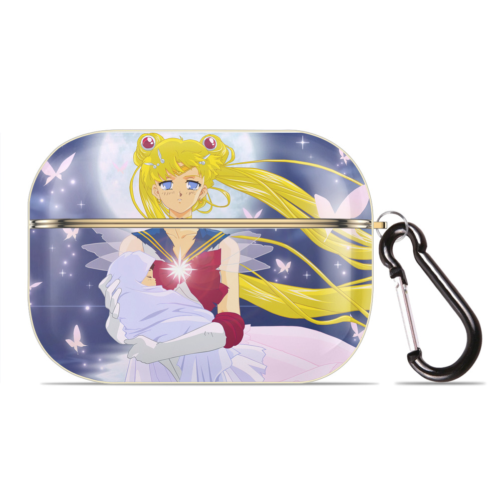 （画像用） 美少女戦士セーラームーン Sailor Moon 【AirPods Pro用】ハードシェル保護ケース｜耐衝撃・防指紋・カラビナ付き商品仕様