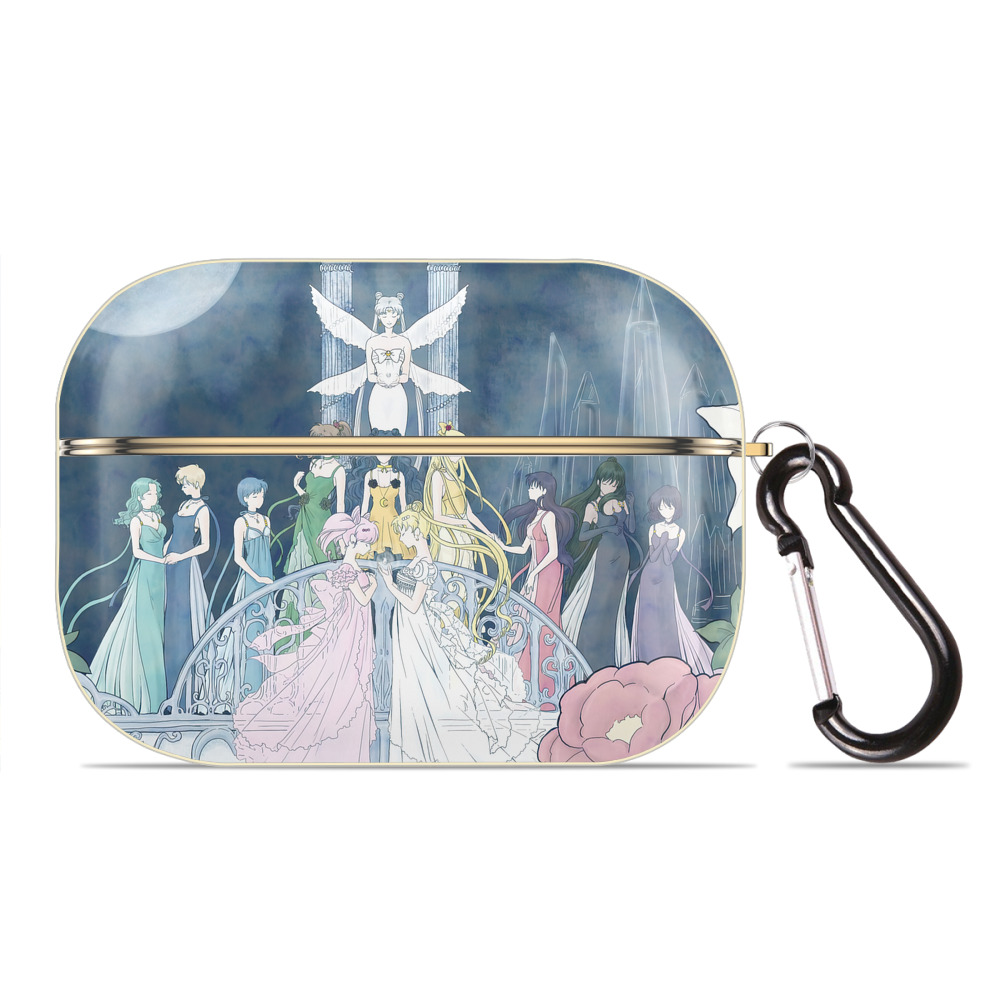 （画像用） 美少女戦士セーラームーン Sailor Moon 【AirPods Pro用】ハードシェル保護ケース｜耐衝撃・防指紋・カラビナ付き商品仕様