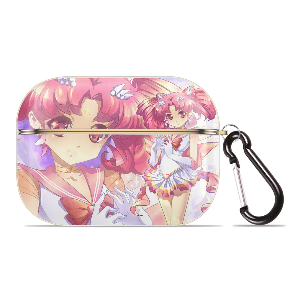 （画像用） 美少女戦士セーラームーン Sailor Moon 【AirPods Pro用】ハードシェル保護ケース｜耐衝撃・防指紋・カラビナ付き商品仕様