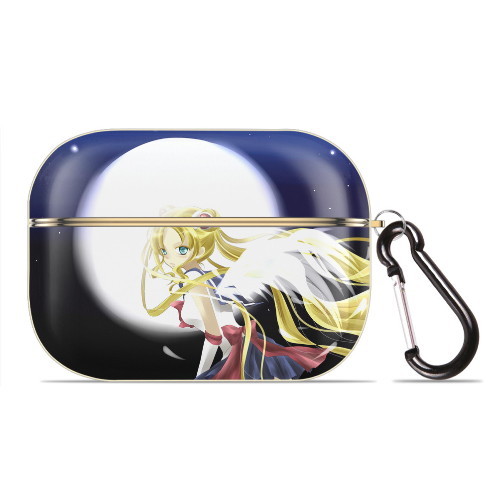（画像用） 美少女戦士セーラームーン Sailor Moon 【AirPods Pro用】ハードシェル保護ケース｜耐衝撃・防指紋・カラビナ付き商品仕様