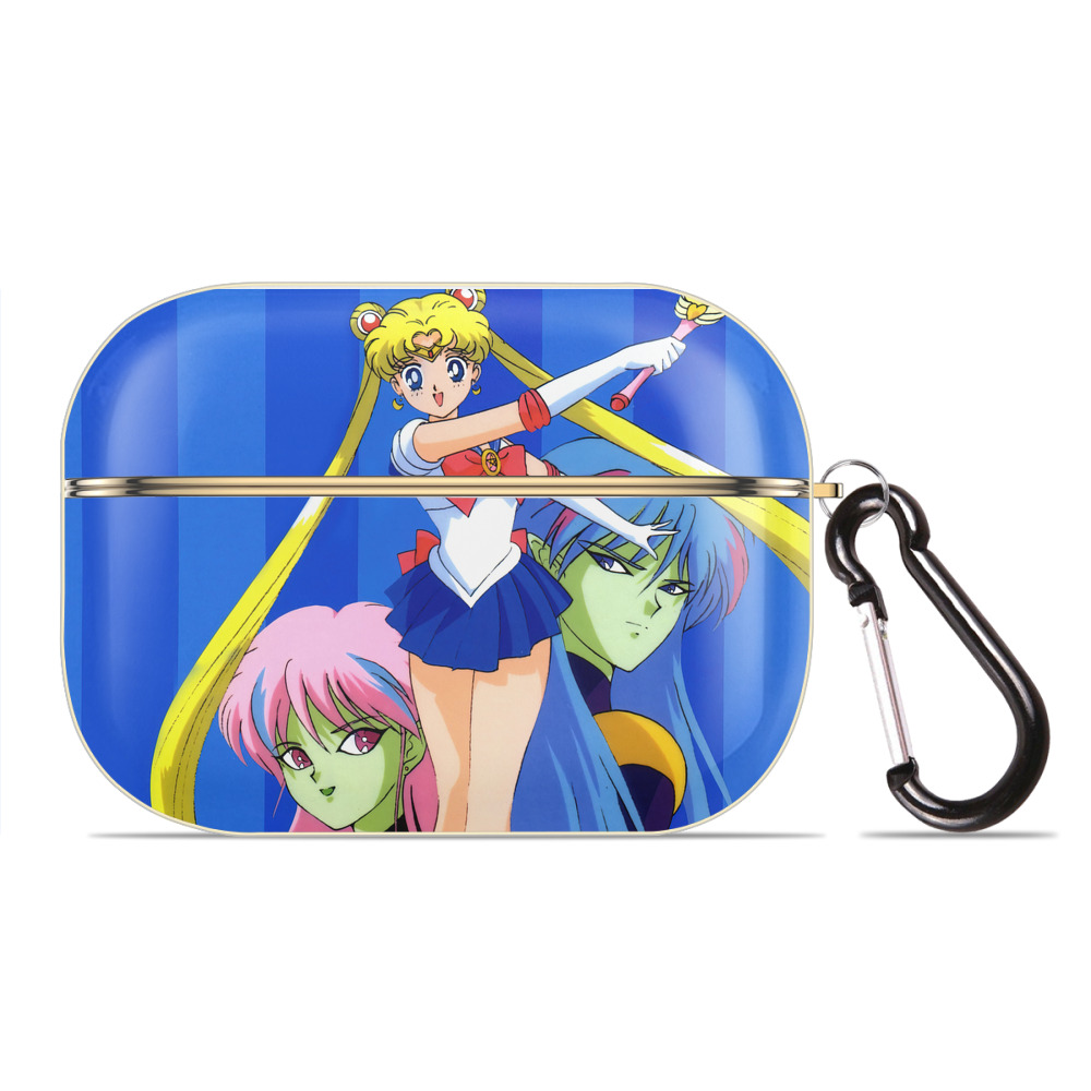 （画像用） 美少女戦士セーラームーン Sailor Moon 【AirPods Pro用】ハードシェル保護ケース｜耐衝撃・防指紋・カラビナ付き商品仕様