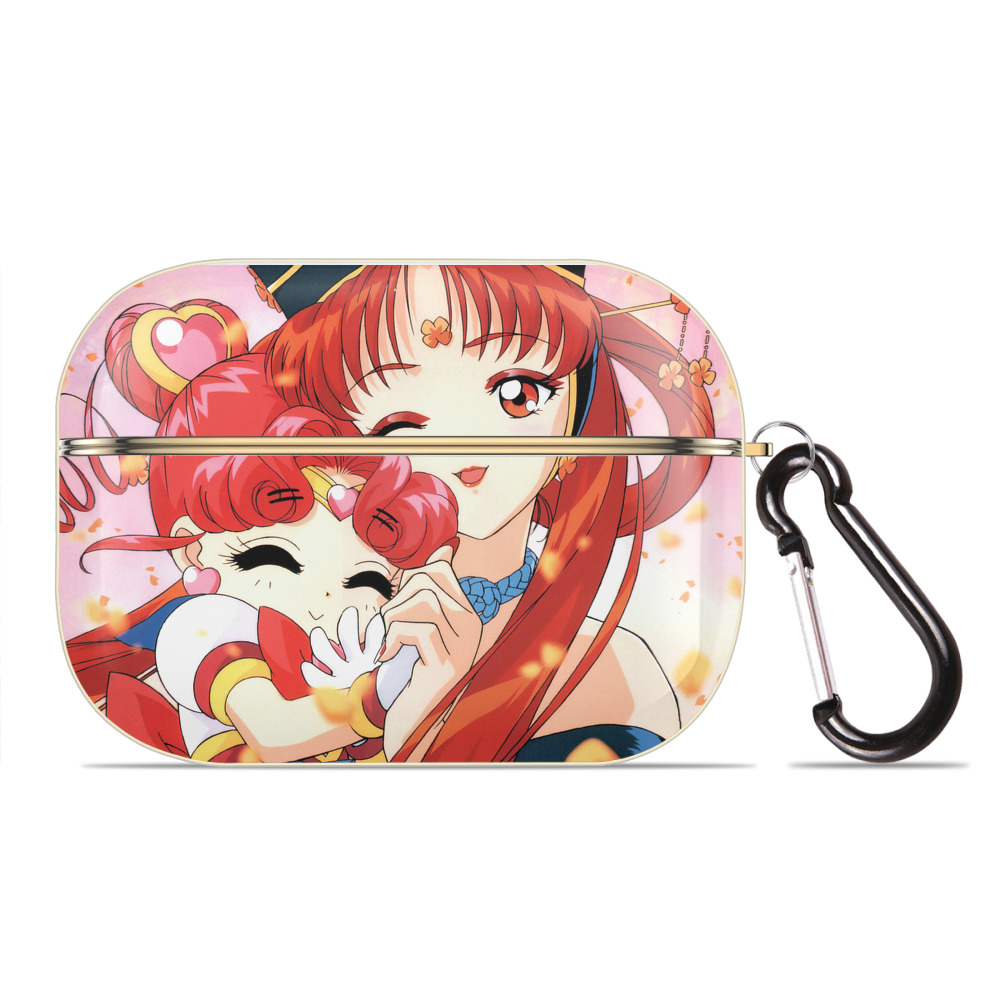 （画像用） 美少女戦士セーラームーン Sailor Moon 【AirPods Pro用】ハードシェル保護ケース｜耐衝撃・防指紋・カラビナ付き商品仕様