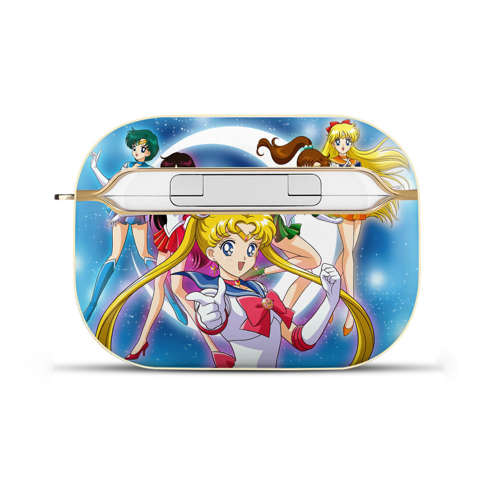 （画像用） 美少女戦士セーラームーン Sailor Moon 【AirPods Pro用】ハードシェル保護ケース｜耐衝撃・防指紋・カラビナ付き商品仕様