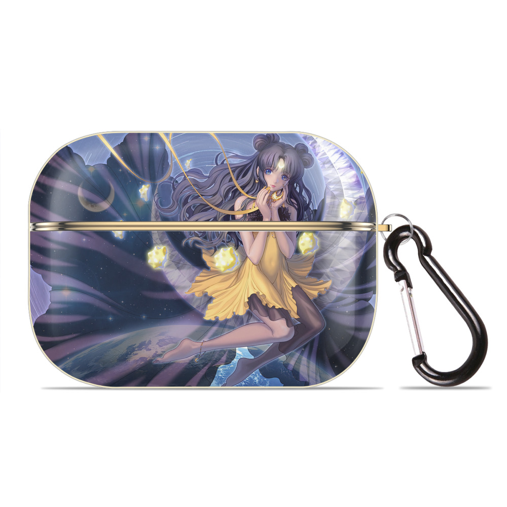 （画像用） 美少女戦士セーラームーン Sailor Moon 【AirPods Pro用】ハードシェル保護ケース｜耐衝撃・防指紋・カラビナ付き商品仕様