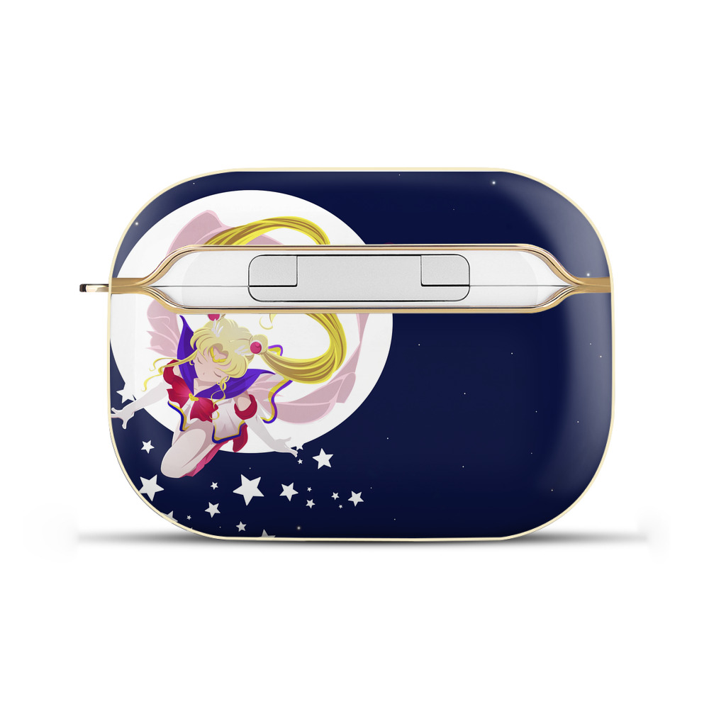 （画像用） 美少女戦士セーラームーン Sailor Moon 【AirPods Pro用】ハードシェル保護ケース｜耐衝撃・防指紋・カラビナ付き商品仕様
