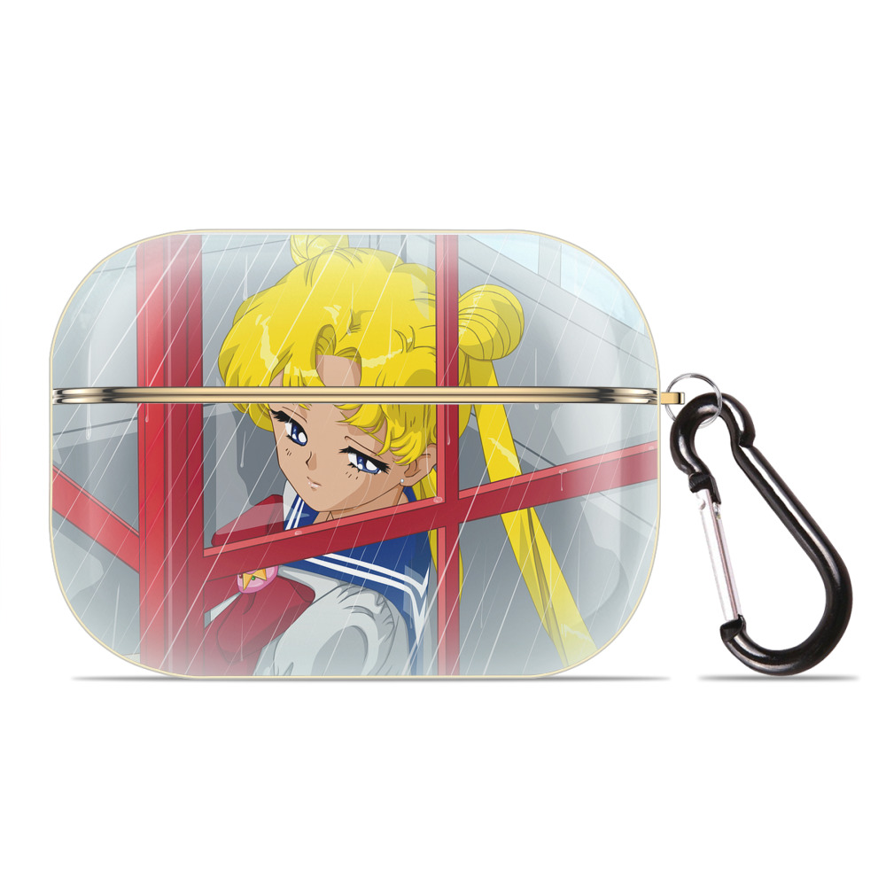 （画像用） 美少女戦士セーラームーン Sailor Moon 【AirPods Pro用】ハードシェル保護ケース｜耐衝撃・防指紋・カラビナ付き商品仕様
