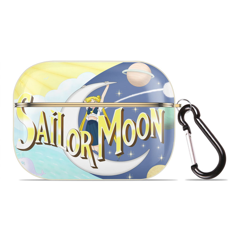 （画像用） 美少女戦士セーラームーン Sailor Moon 【AirPods Pro用】ハードシェル保護ケース｜耐衝撃・防指紋・カラビナ付き商品仕様