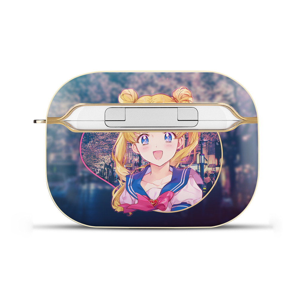 （画像用） 美少女戦士セーラームーン Sailor Moon 【AirPods Pro用】ハードシェル保護ケース｜耐衝撃・防指紋・カラビナ付き商品仕様
